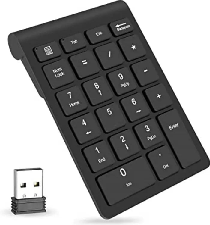 Teclado Numérico Inalámbrico Compacto y Ergonómico