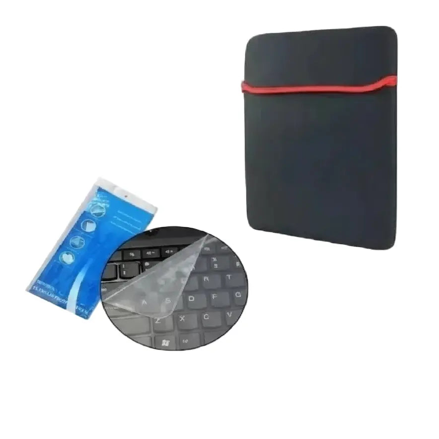 Funda Protectora de Neopreno Doble Faz + Protector de Teclado