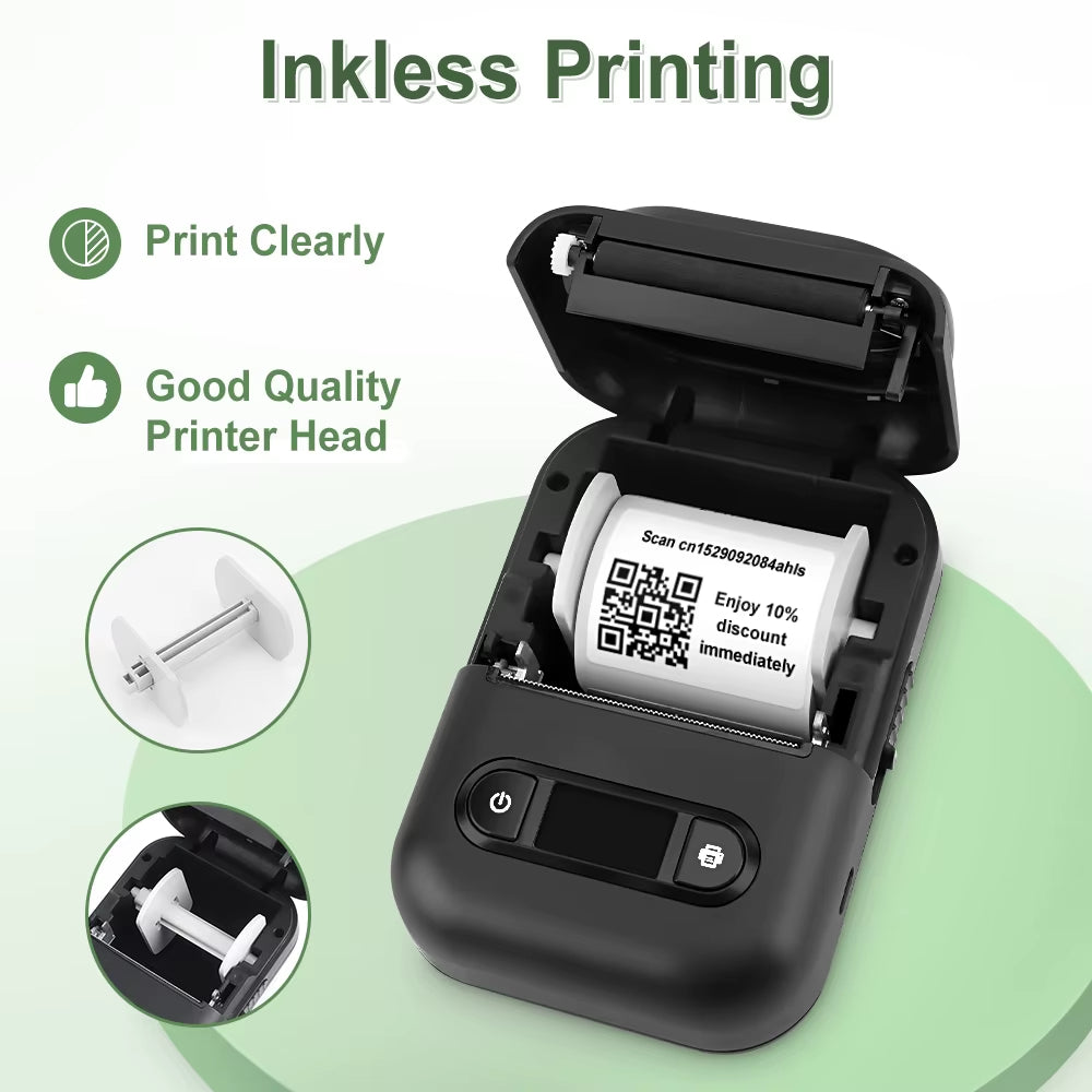 Impresora Térmica Portátil PT-260 Bluetooth 58mm 203DPI