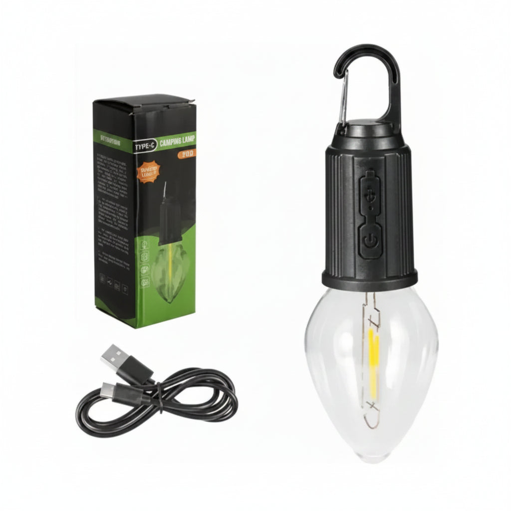 Bombillo LED Recargable para Camping 12W Portátil