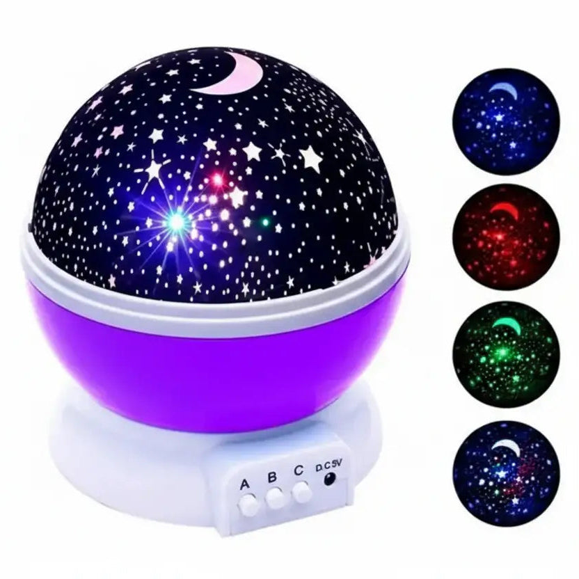 Proyector Star Master Giratorio Cielo Estrellas y Luna