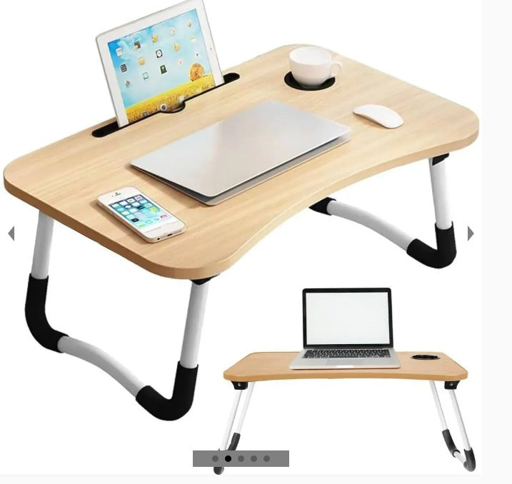 Mesa Portátil para Cama de Madera Plegable Multifuncional