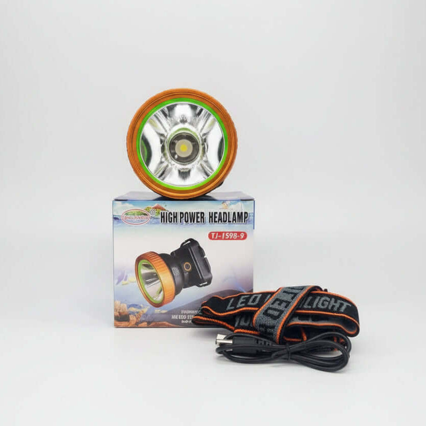 Linterna Frontal LED Recargable XJ-598-9 de Alta Potencia
