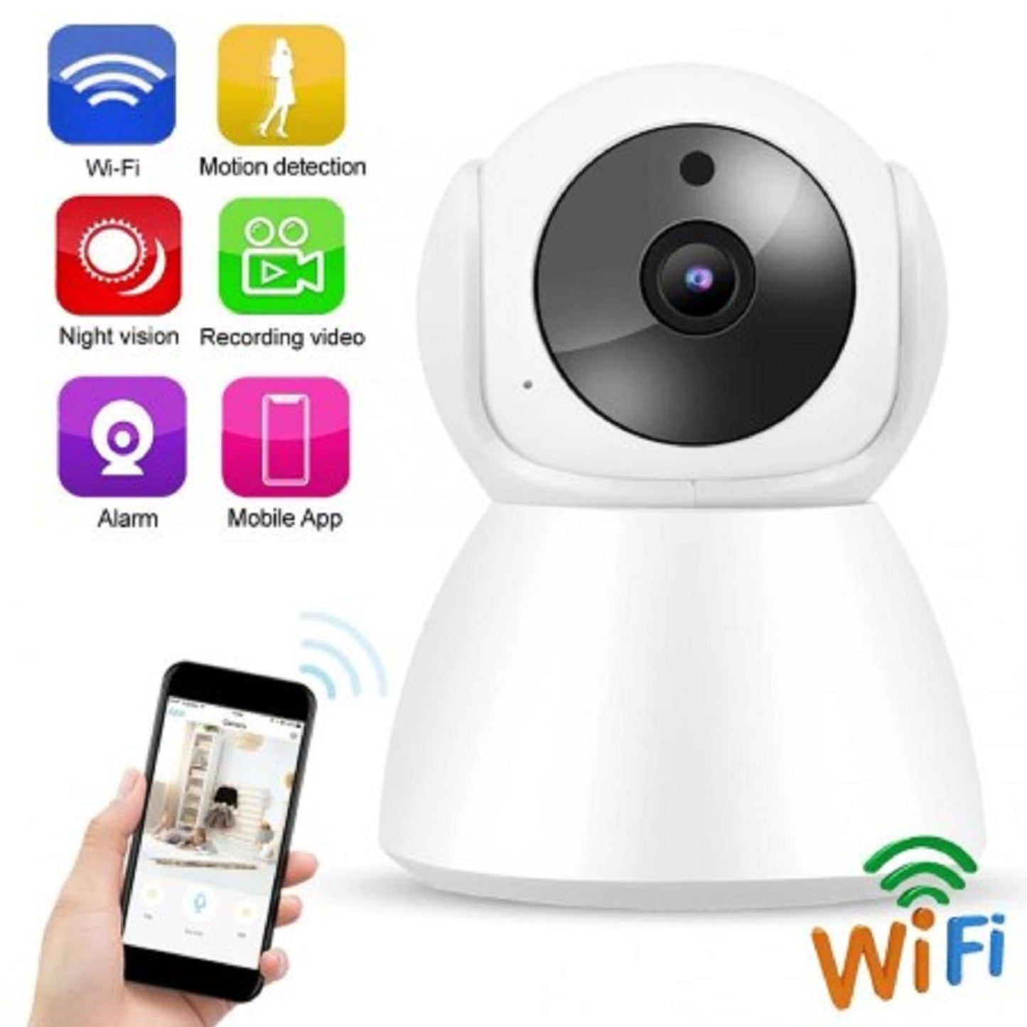 Kit 2 Cámaras de Seguridad WiFi Tipo Xiaomi Q9 Full HD