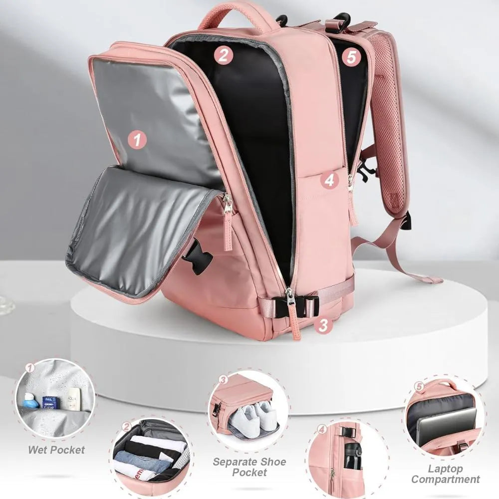 Maleta Mochila Viajera Impermeable – Diseño Multifuncional