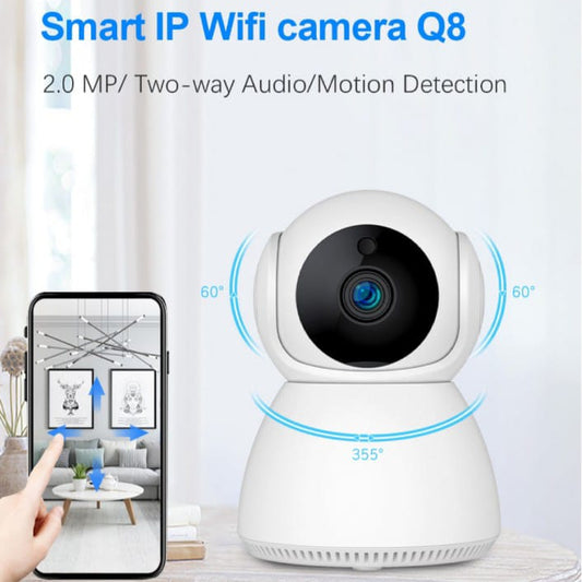 Cámara de Seguridad WiFi Robótica 355 Grados Full HD Visión Nocturna