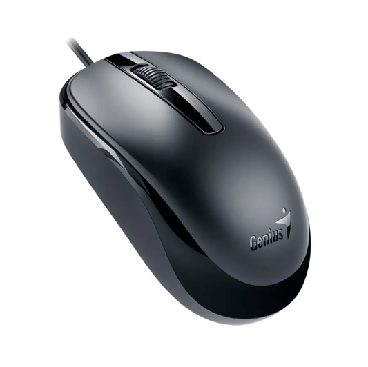 Mouse Genius DX-120 USB Alambrico Negro Calm Black