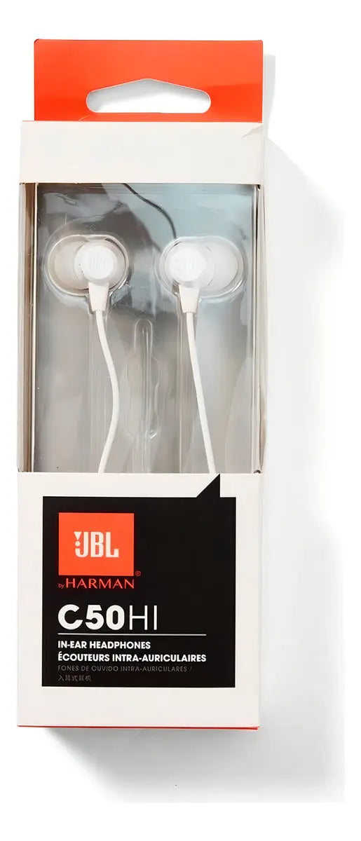Audífonos Manos Libres Jbl C50hi Color Blanco - 3