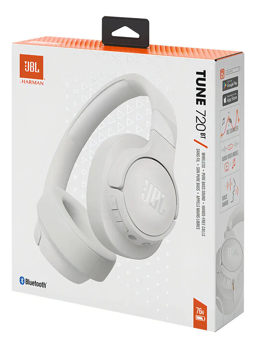 Auriculares Bluetooth Blancos Jbl Tune 720bt - 9