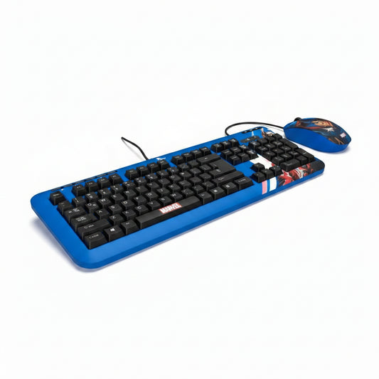 Teclado Xtech Edición Capitan América Xtk-m401ca Color Azul