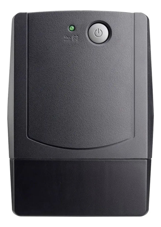 UPS interactiva Forza BT-601 color negro con botón de encendido y luz indicadora