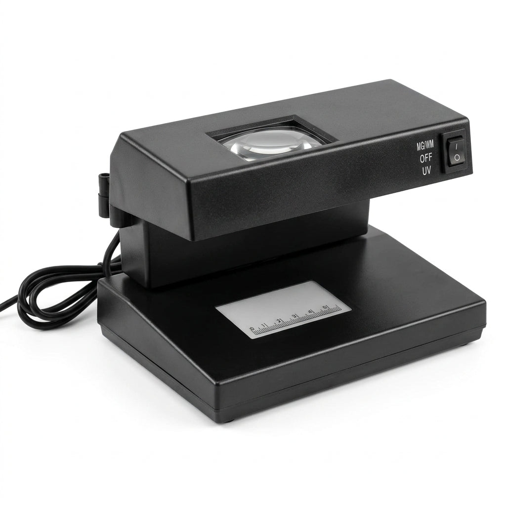 Detector de Billetes Falsos UV con Lupa AD-2138
