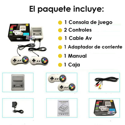 Mini Consola Retro C99s con 327 Juegos Incorporados