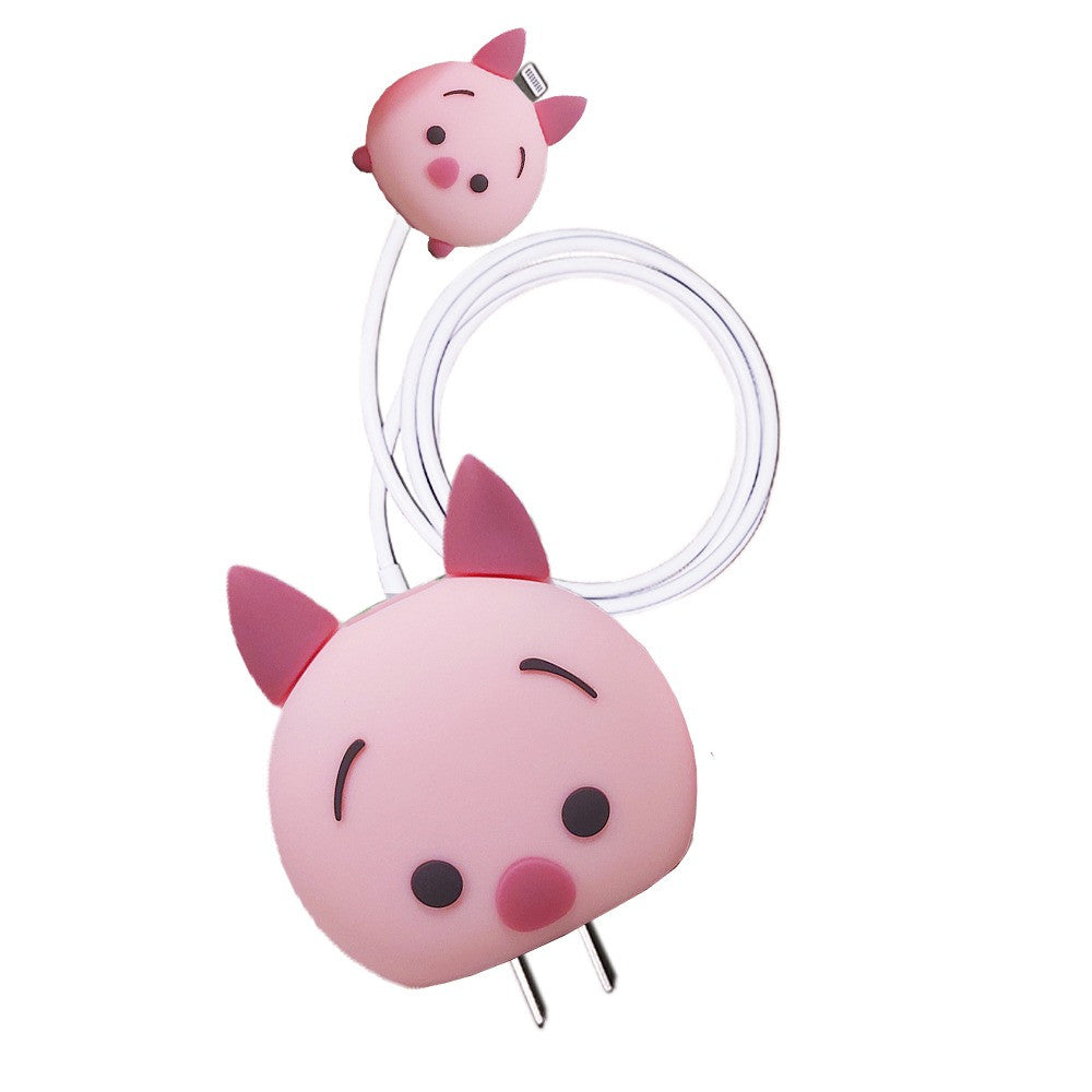 Protector de Cable Cargador iPhone Figura Decorativa