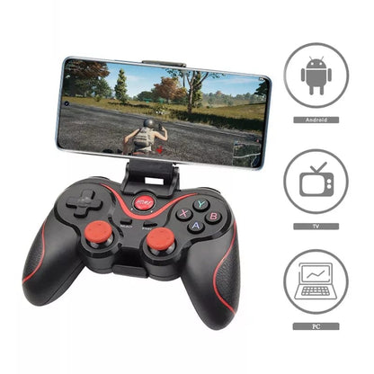 Control Gamer X3 Bluetooth para Celular con Soporte