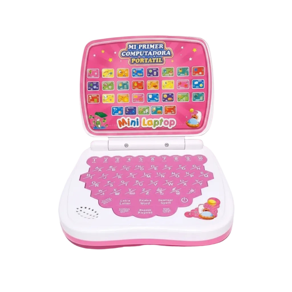 Mini Laptop Didáctica Infantil Bilingüe 2 en 1 Juguete