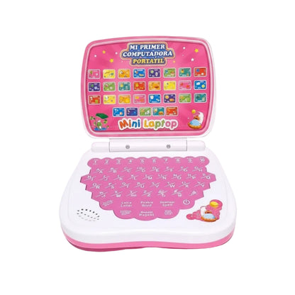 Mini Laptop Didáctica Infantil Bilingüe 2 en 1 Juguete