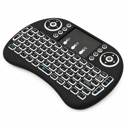 Mini Teclado Inalámbrico con Touchpad 2.4GHz 92 Teclas Recargable