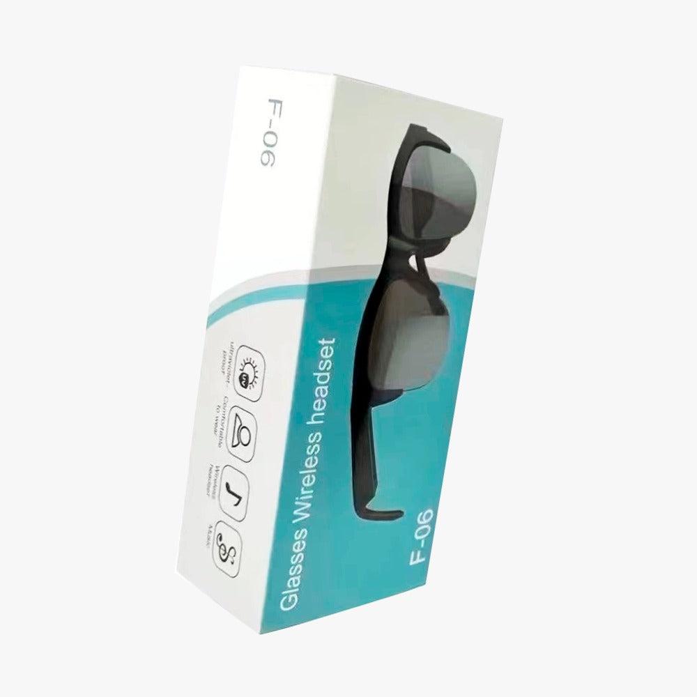 Gafas Auriculares Inalámbricos F-06 Bluetooth 5.3 con Micrófono