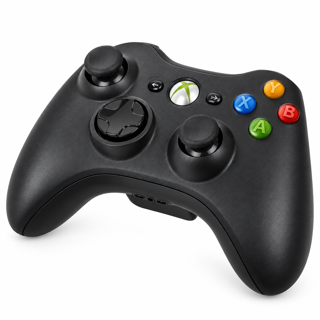 Control Inalámbrico Xbox 360 Wireless Negro