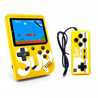 Combo Consola Retro Portátil 400 Juegos con Diadema Extra Bass