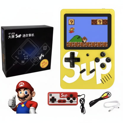 Combo Consola Retro Portátil 400 Juegos con Diadema Extra Bass