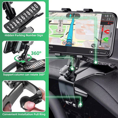 Soporte para Celular Ajustable con Rotación de 360°