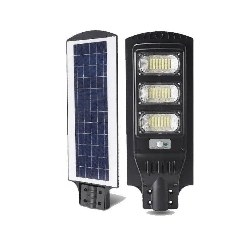 Lámpara Solar IP65 con Sensor de Movimiento y Control Remoto