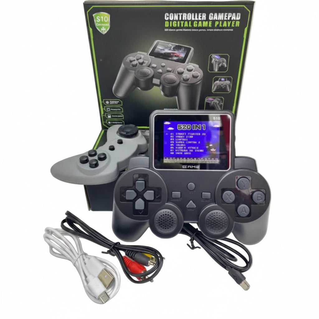 Consola Retro Portátil con 500 Juegos + Control