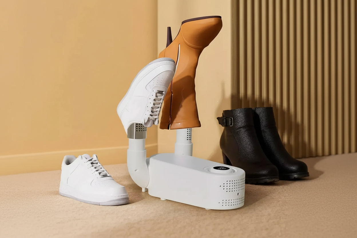 Secador de Zapatos Eléctrico con Aire Caliente y Temporizador
