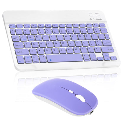 Combo Teclado y Mouse Bluetooth Inalámbrico para iPad y Tablet