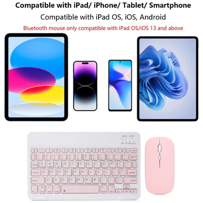 Combo Teclado y Mouse Bluetooth Inalámbrico para iPad y Tablet