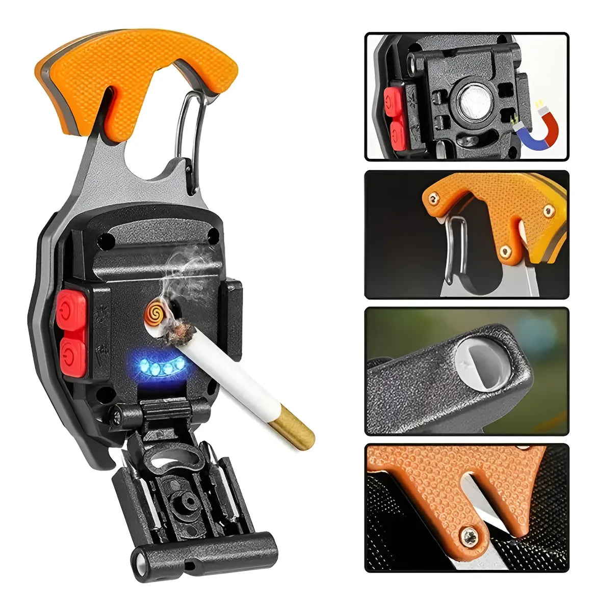 Linterna LED Multifuncional 7 Usos Mini COB de Alta Potencia