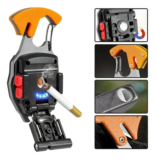 Linterna LED Multifuncional 7 Usos Mini COB de Alta Potencia