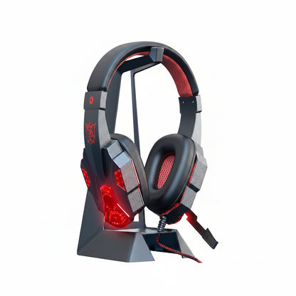 Diadema Gamer SY830 Pro 40mm USB 3.5mm Azul y Rojo