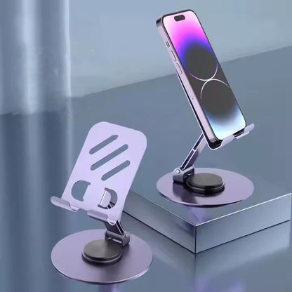 Soporte Metálico 360° para Celular y Tablet Ajustable