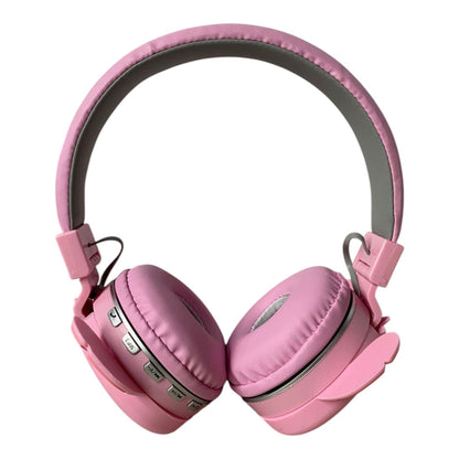 Audífonos Bluetooth Stitch Niños Diadema Azul y Rosa