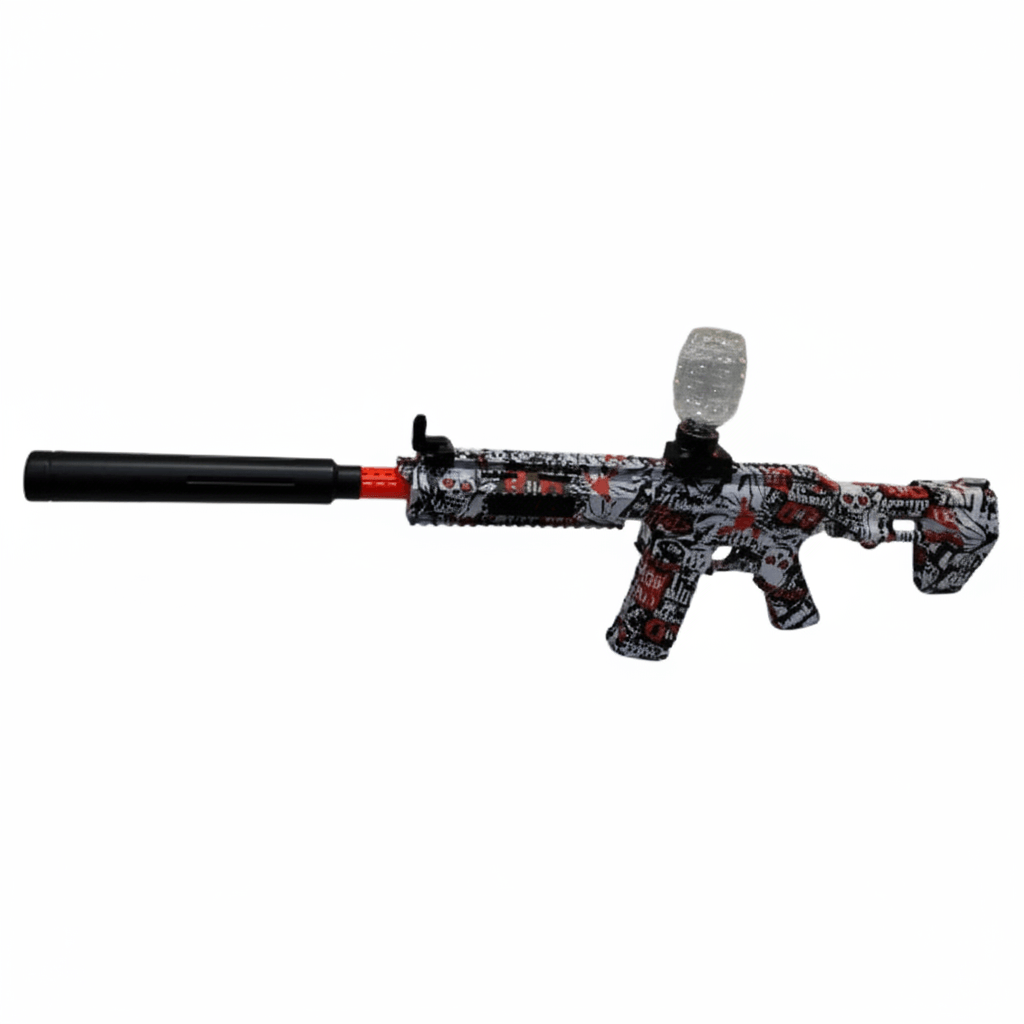 Rifle Lanzabolas de Gel PDX Eléctrico Recargable con Accesorios Completos