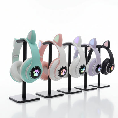 Auriculares Bluetooth de Gato con Orejas LED RGB