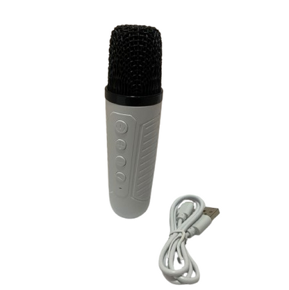 Mini Parlante Bluetooth con Karaoke KM-V33 Luces LED