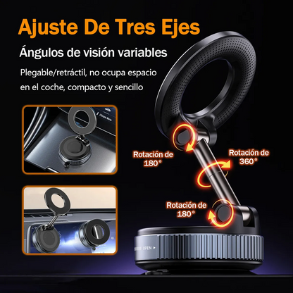 Soporte Magnético para Celular Carro Ventosa Plegable