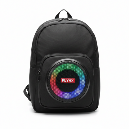 Mochila con Parlante Bluetooth RGB Seisa USB Antirrobo