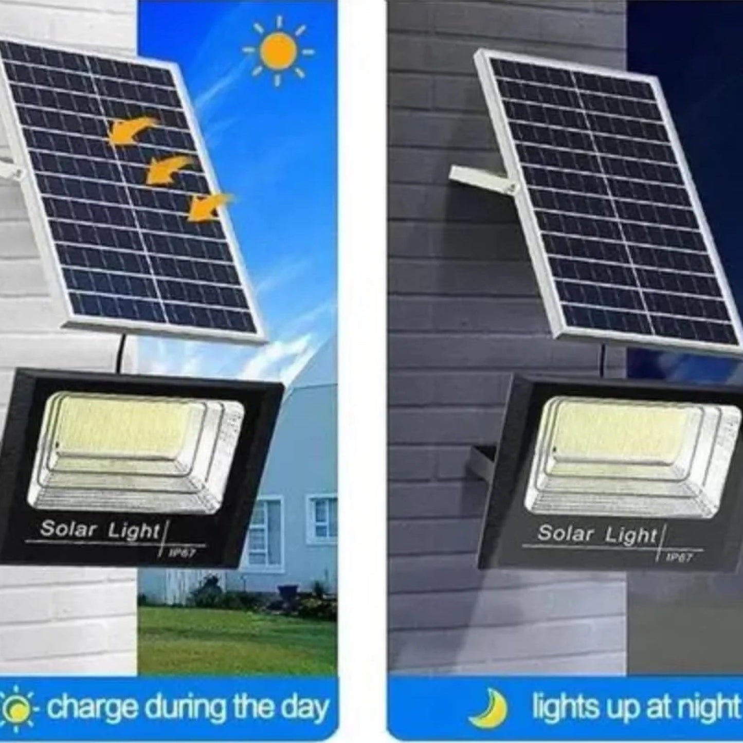 Kit Reflector Solar LED 200W Exterior con Control Remoto