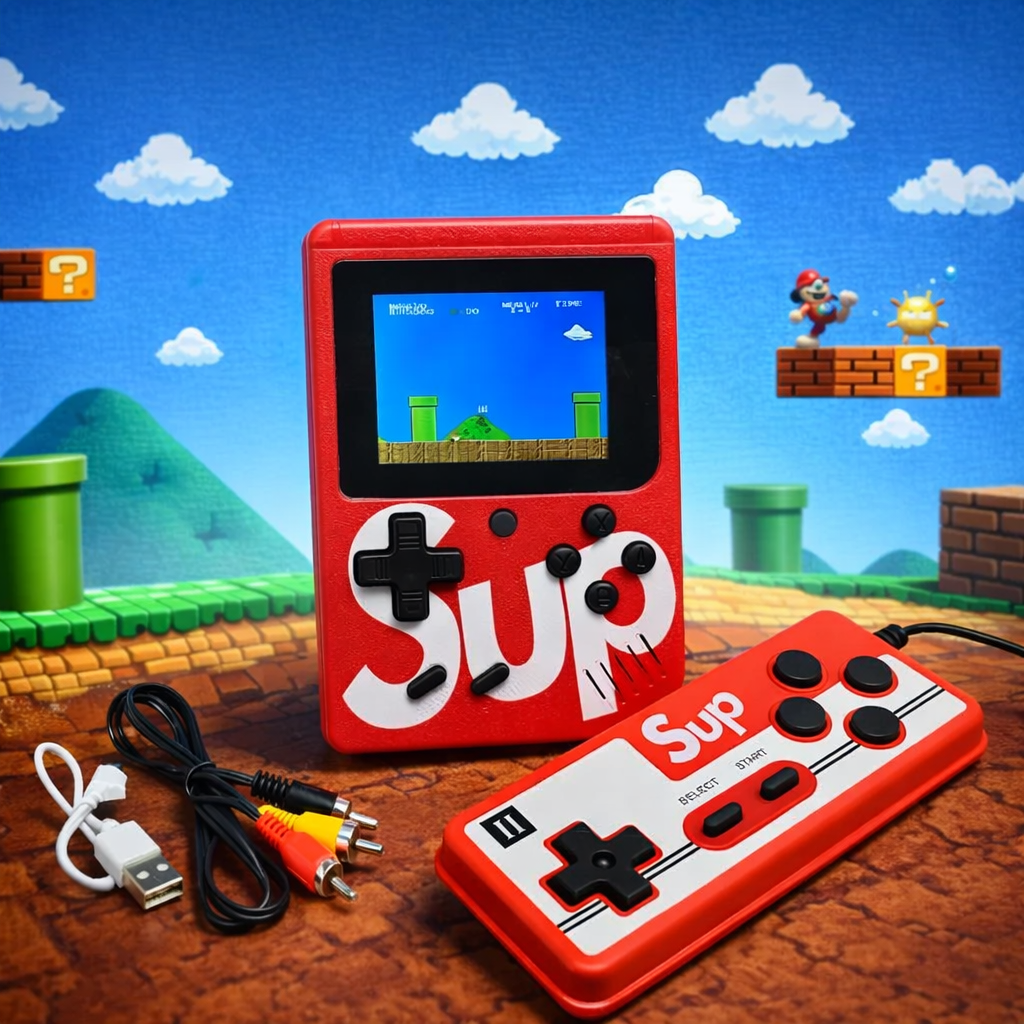 Consola Retro SUP 400 Juegos con Control Adicional