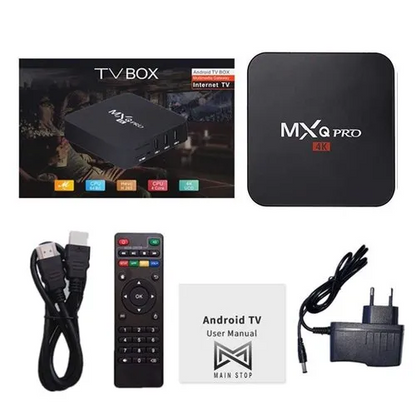 Android TV Box MXQ Pro 4K 16GB Streaming Apps