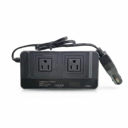 Multitoma para Carro 3 Tomas Corriente y 4 Puertos USB