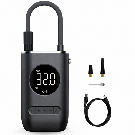 Compresor Portátil Recargable 150PSI AI USB-C LED 480g