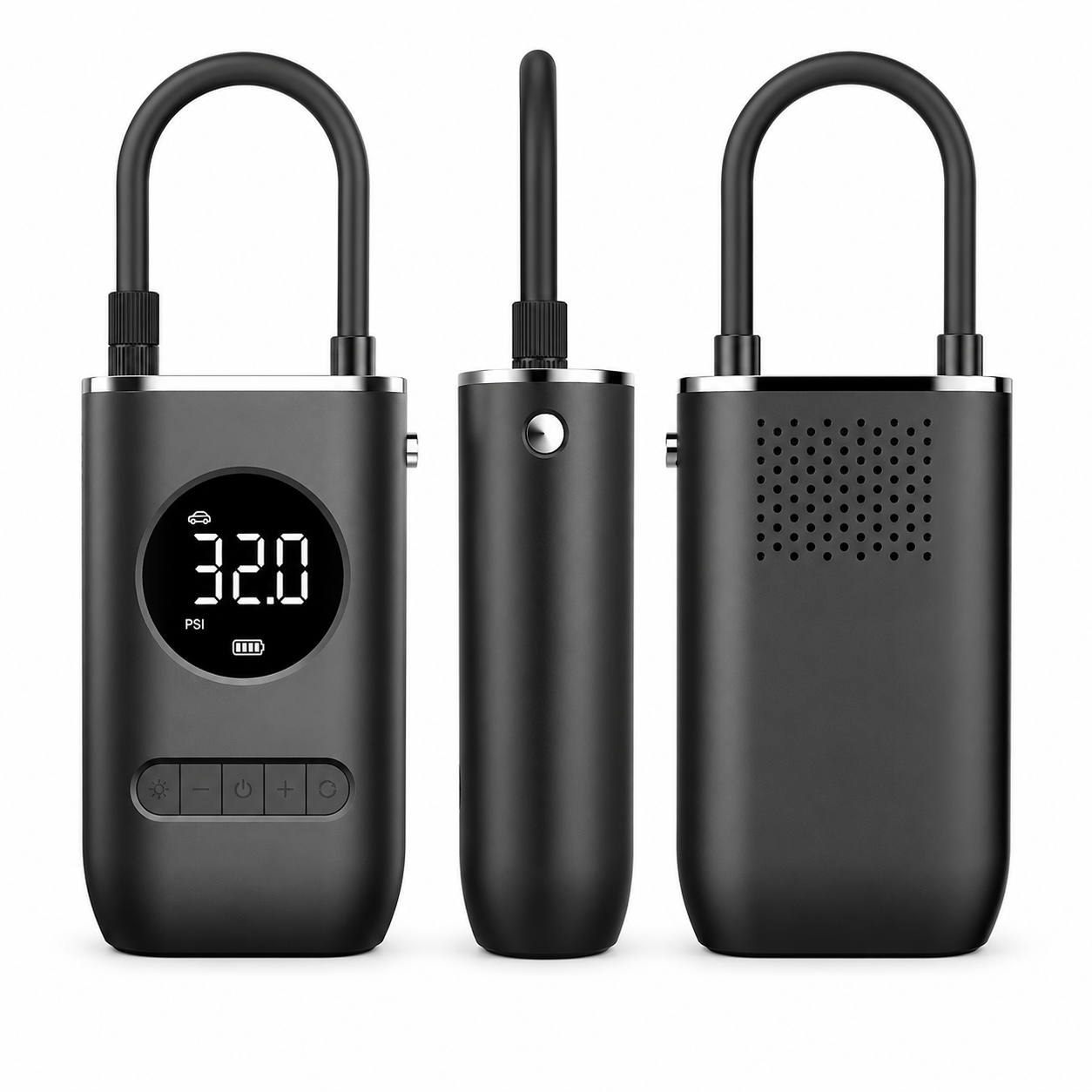 Compresor Portátil Recargable 150PSI AI USB-C LED 480g