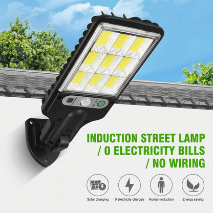 Lámpara Solar LED 30W Exterior con Sensor de Movimiento