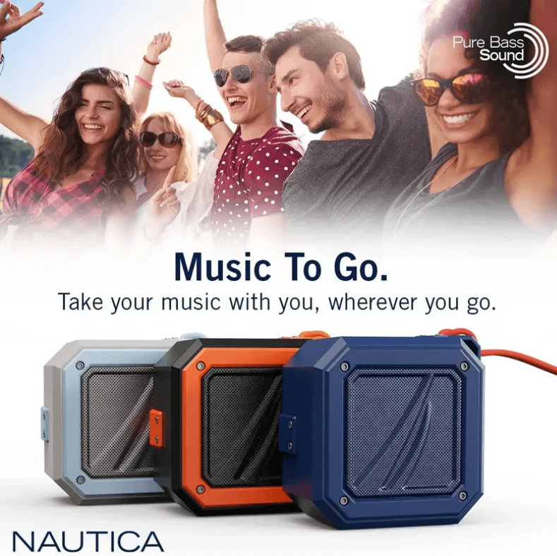 Parlante Bluetooth Náutica S100 Portátil IPX5 Sonido Potente